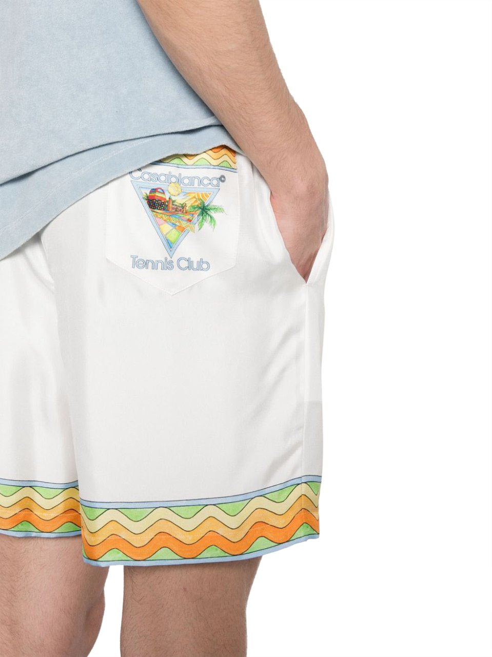 Casablanca Shorts White Wit