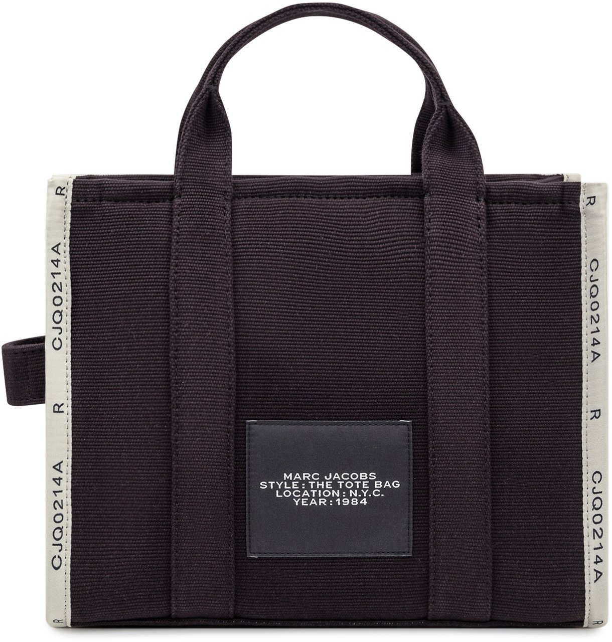 Marc Jacobs Marc jacobs the medium tote in black jacquard Zwart