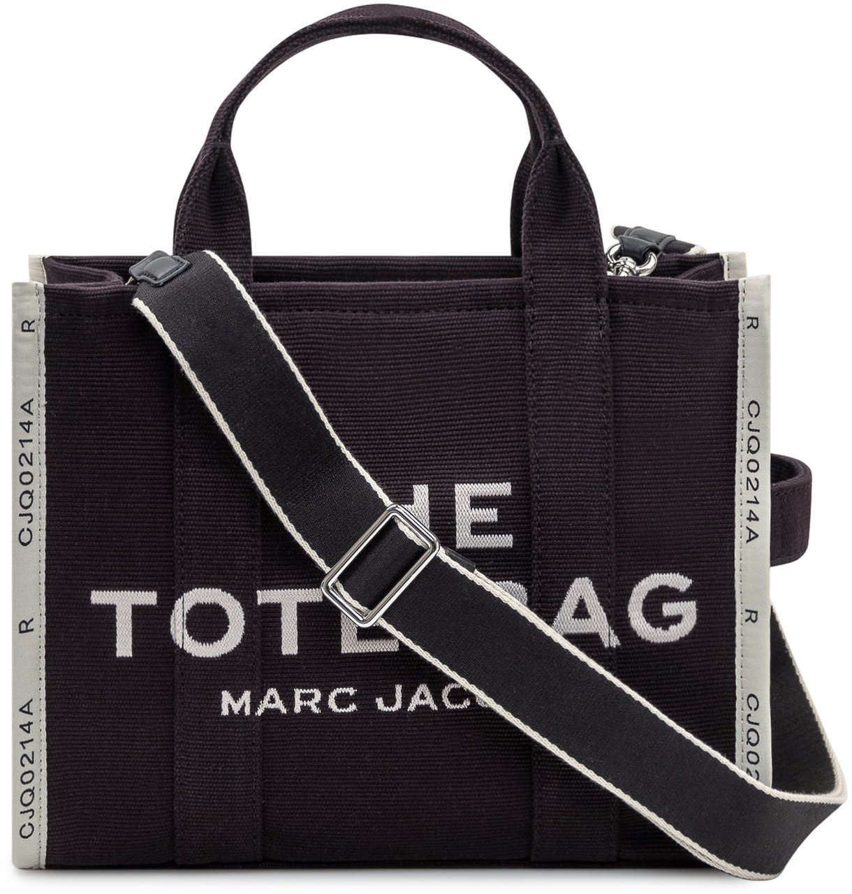 Marc Jacobs Marc jacobs the medium tote in black jacquard Zwart