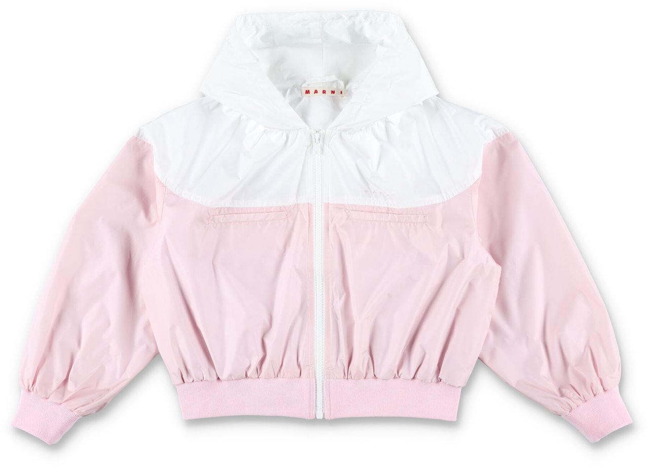 Marni Wind Jacket Bicolor Rosa Roze