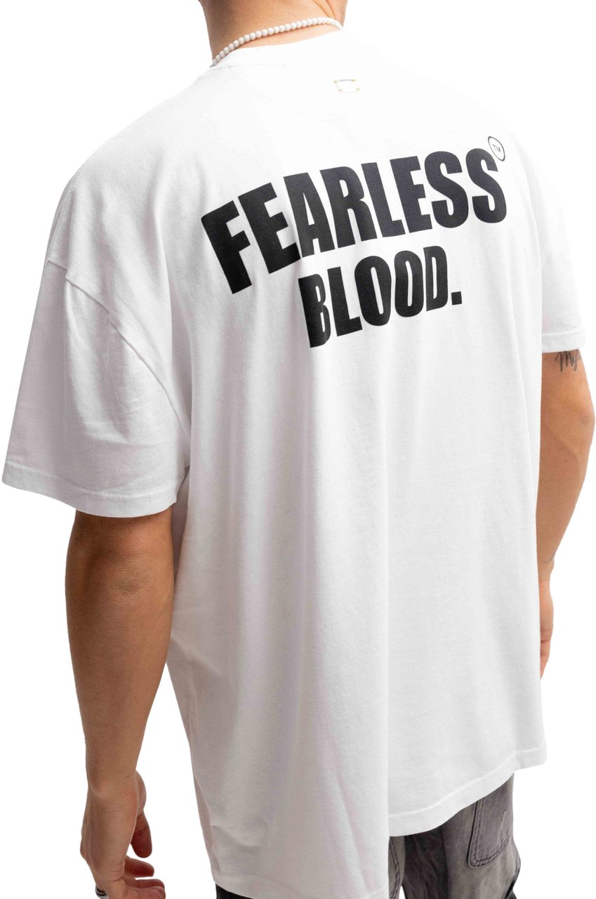 Fearless Blood Fb T-Shirt Wit