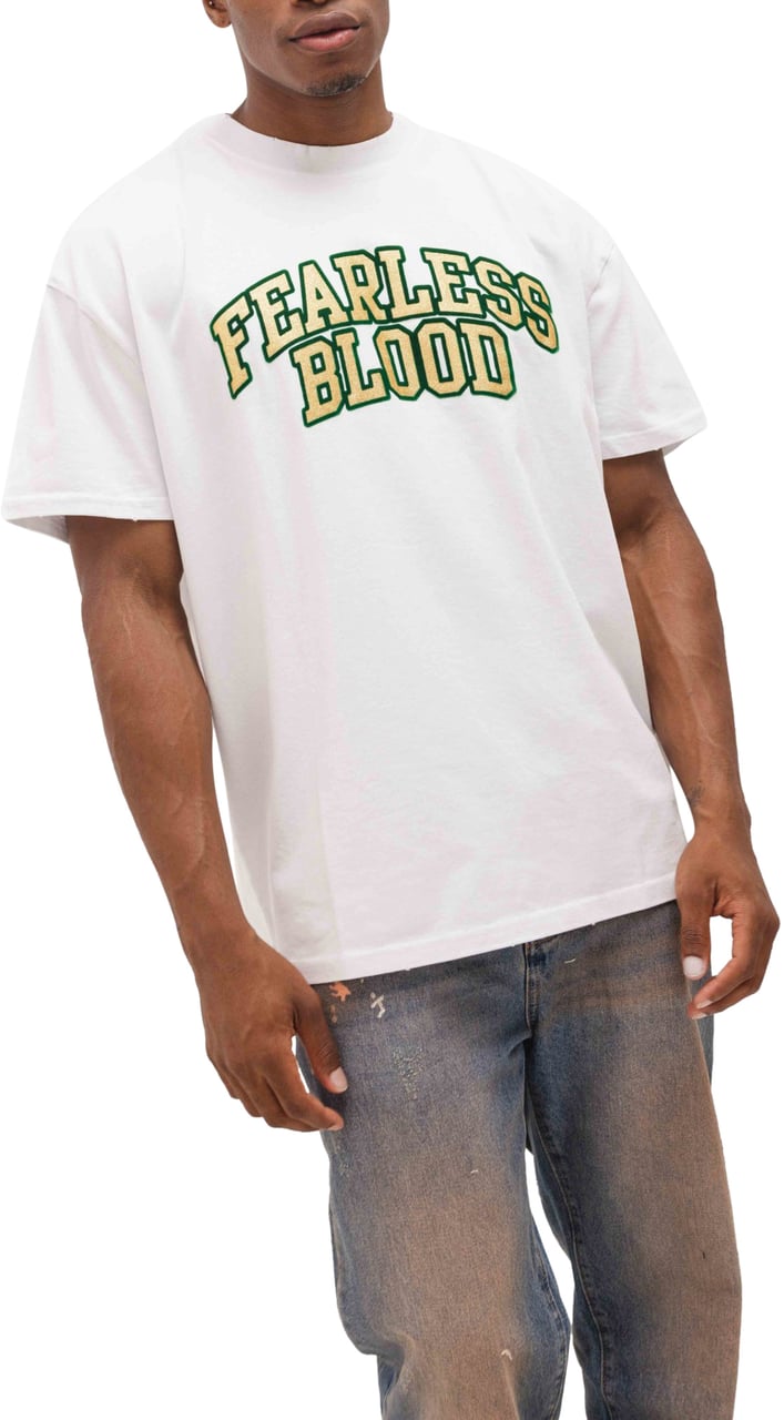 Fearless Blood Fb T-Shirt Wit