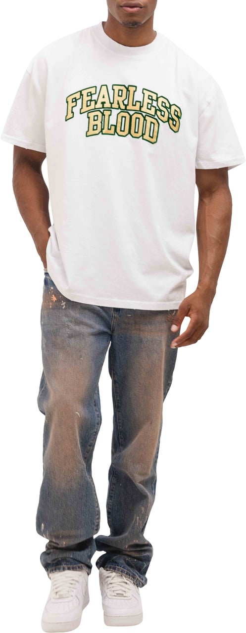 Fearless Blood Fb T-Shirt Wit