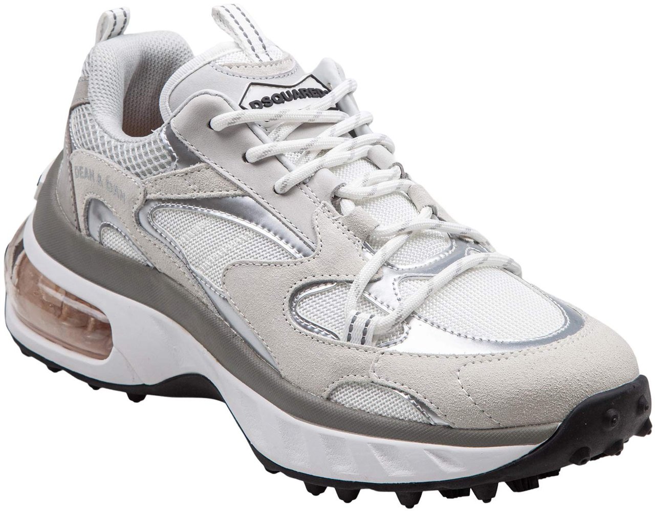 Dsquared2 Heren Bubble Sneaker Wit/Grijs Wit