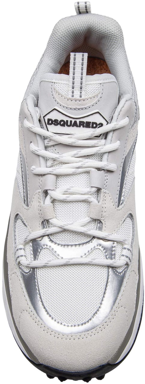 Dsquared2 Heren Bubble Sneaker Wit/Grijs Wit