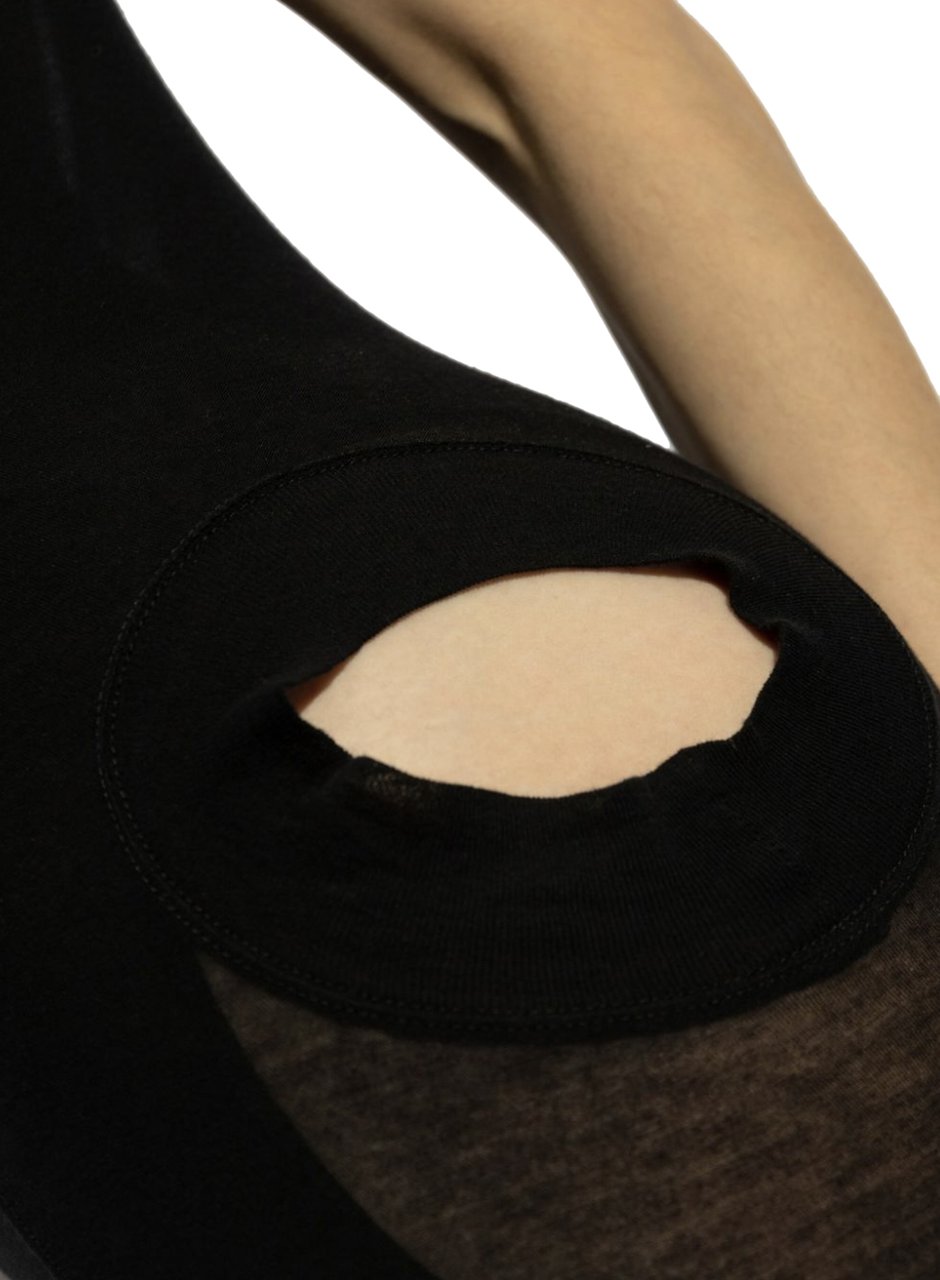 Rick Owens Top Hollywood Banana T Black Zwart