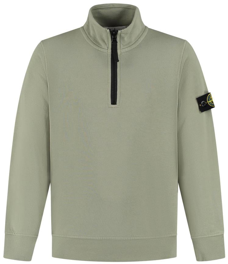 Stone Island Junior Ls Polo Groen