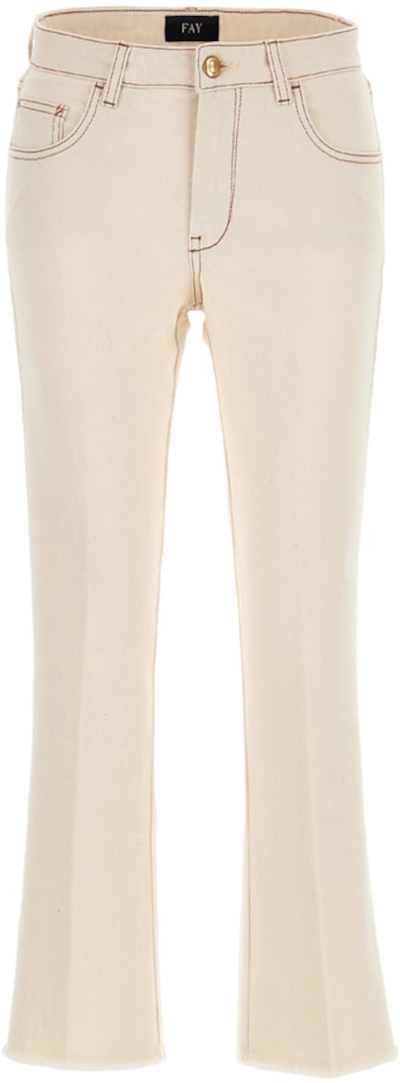 Fay Jeans Beige Beige