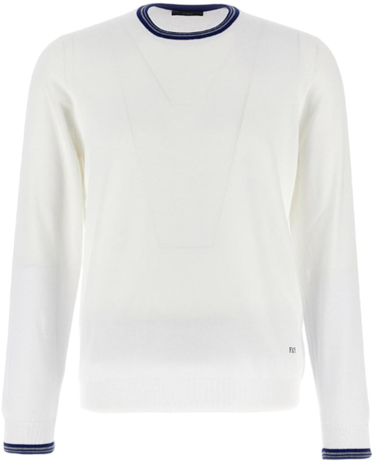 Fay Sweaters White Wit