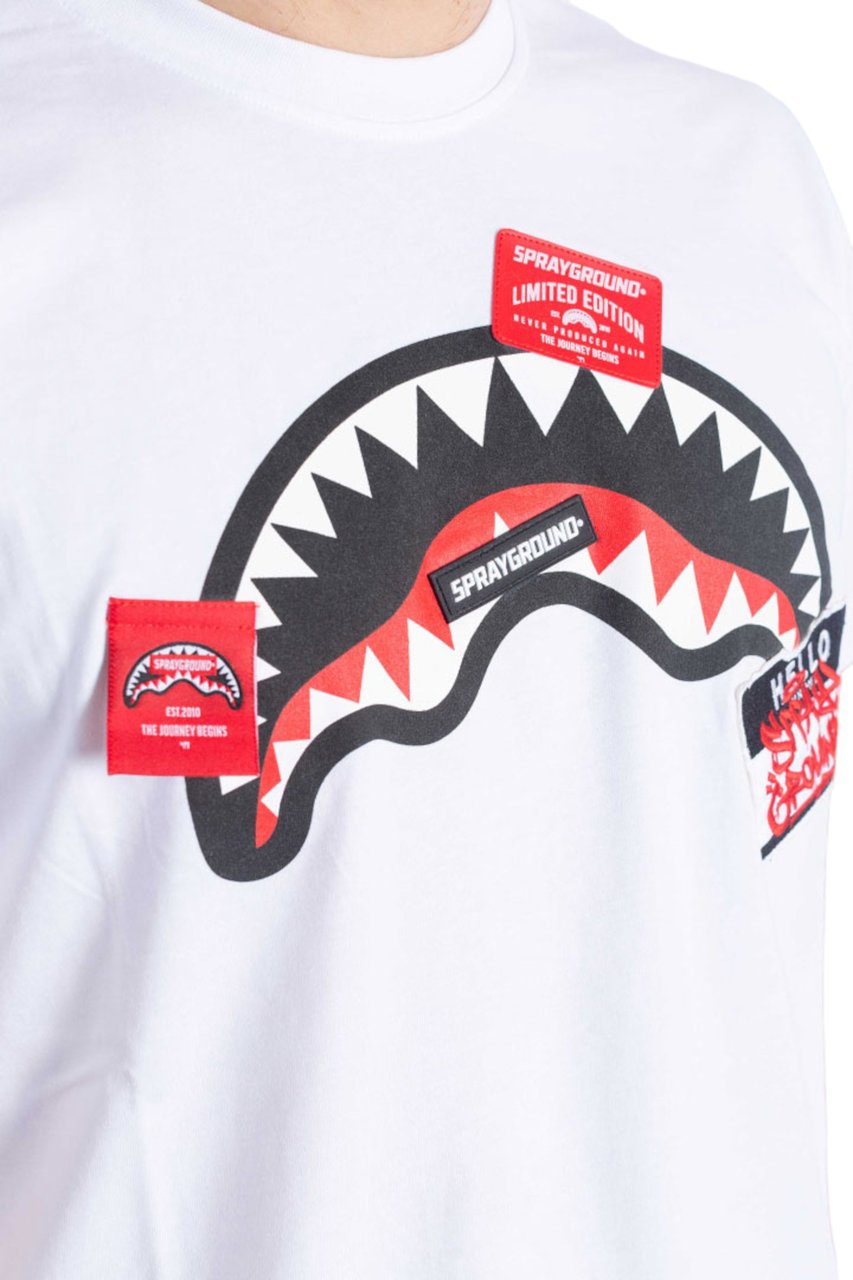 Sprayground T-Shirts And Polos White Wit