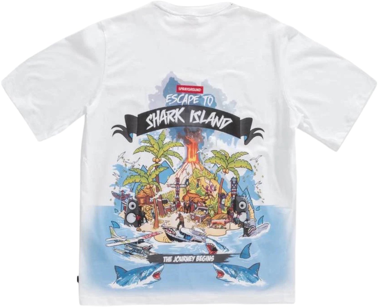 Sprayground T-Shirts And Polos White Wit