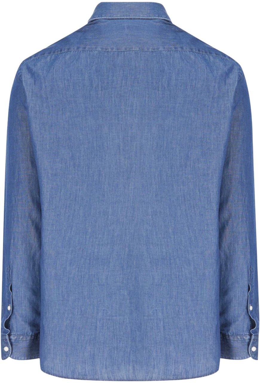 Fay Shirts Blue Blauw