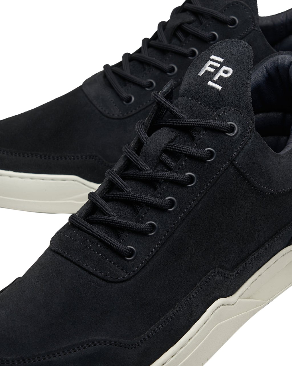Filling Pieces Low Top Ghost Navy / White Blauw