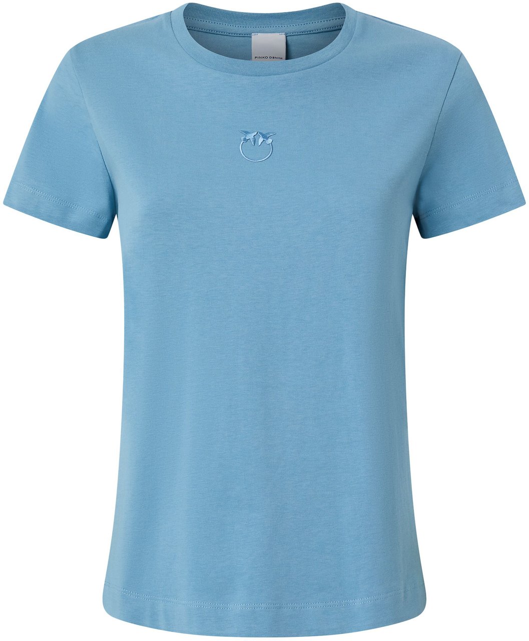 Pinko T-Shirts And Polos Clear Blue Blauw