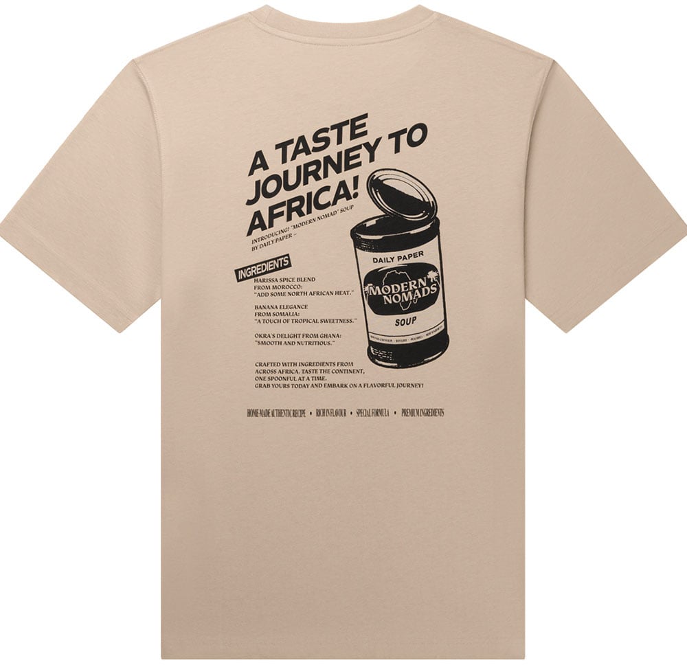 Daily Paper t shirt soup daily paper Beige