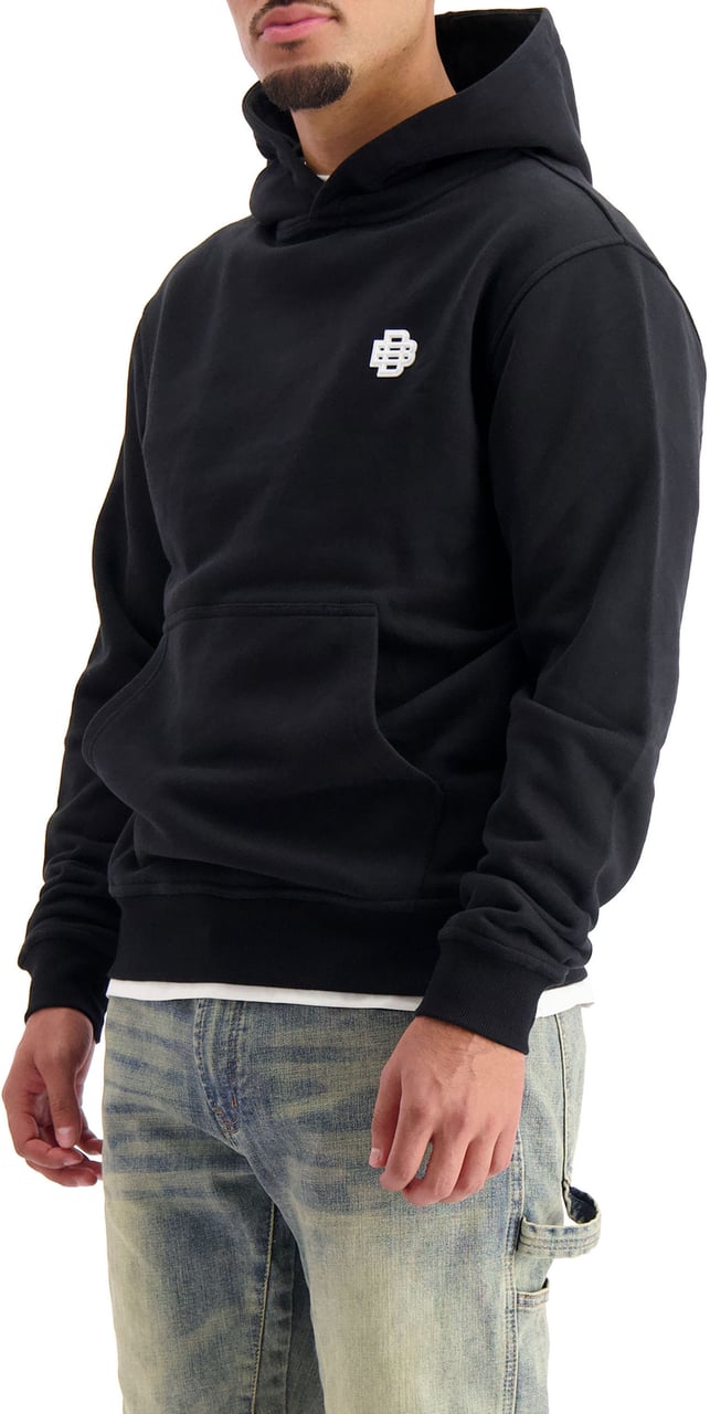 Black Bananas Mono Relax Hoodie Zwart