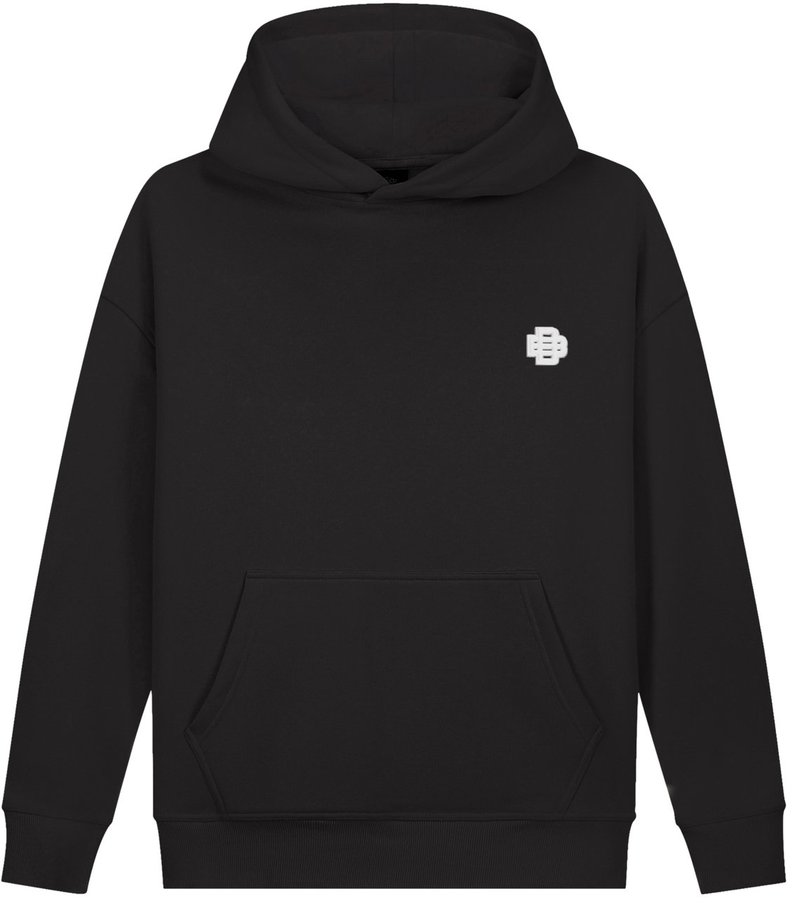 Black Bananas Mono Relax Hoodie Zwart
