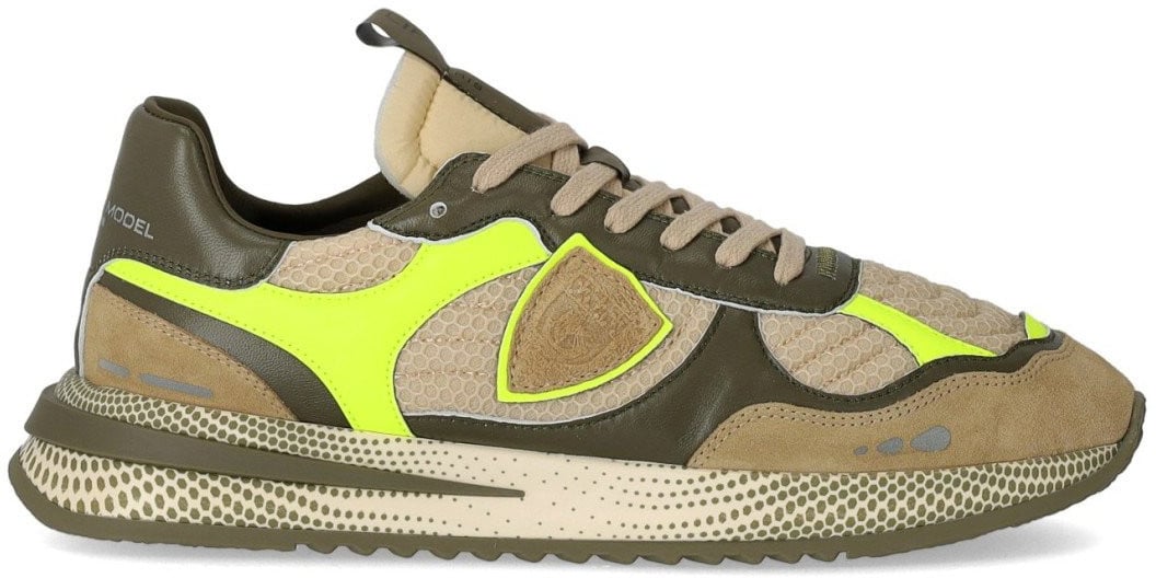 【PHILIPPE MODEL】OLYMPIQUE SNEAKERS（関税込み） Philippe Model Paris Olympique mesh-panelled Sneakers | Blue
