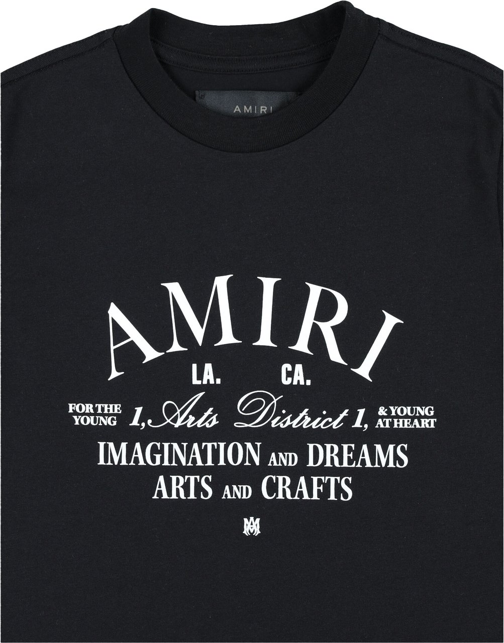 Amiri Tee Multi Logo Nero Zwart