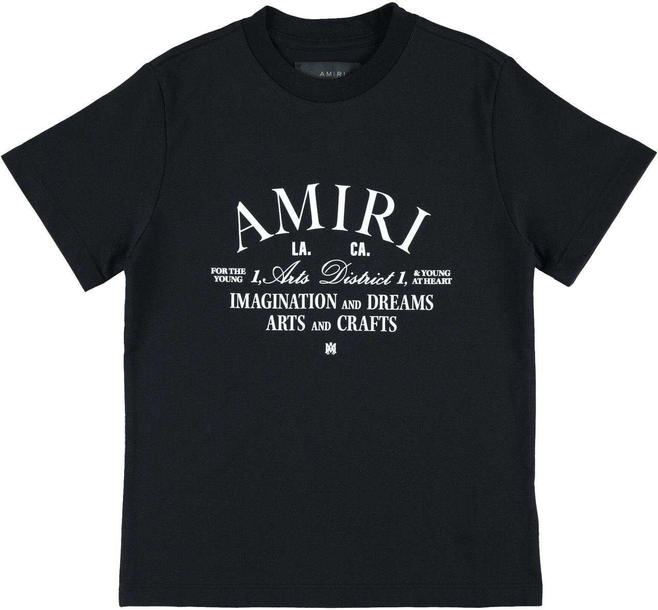 Amiri Tee Multi Logo Nero Zwart