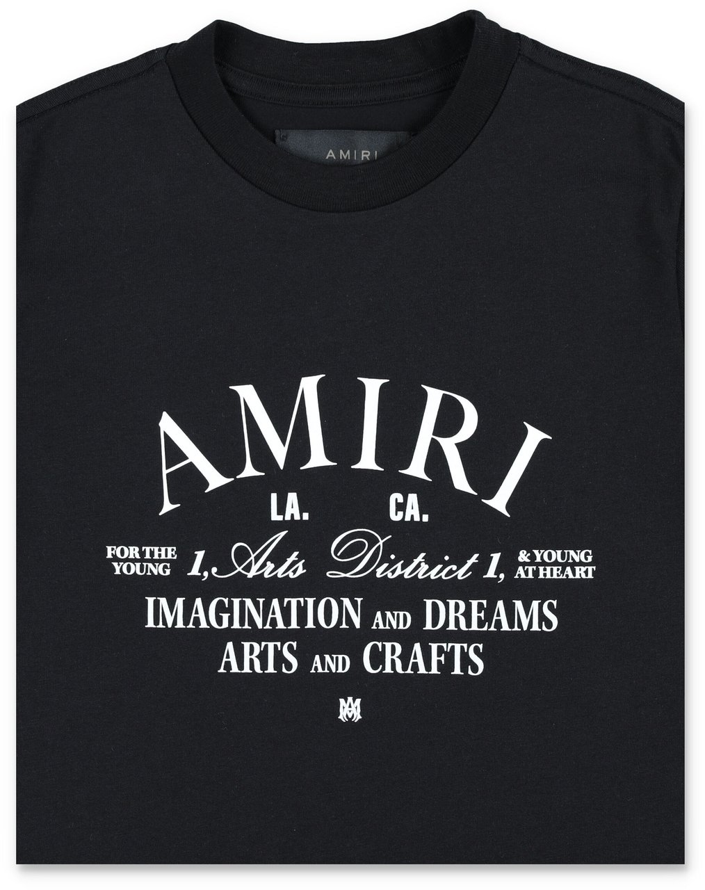 Amiri Tee Multi Logo Nero Zwart