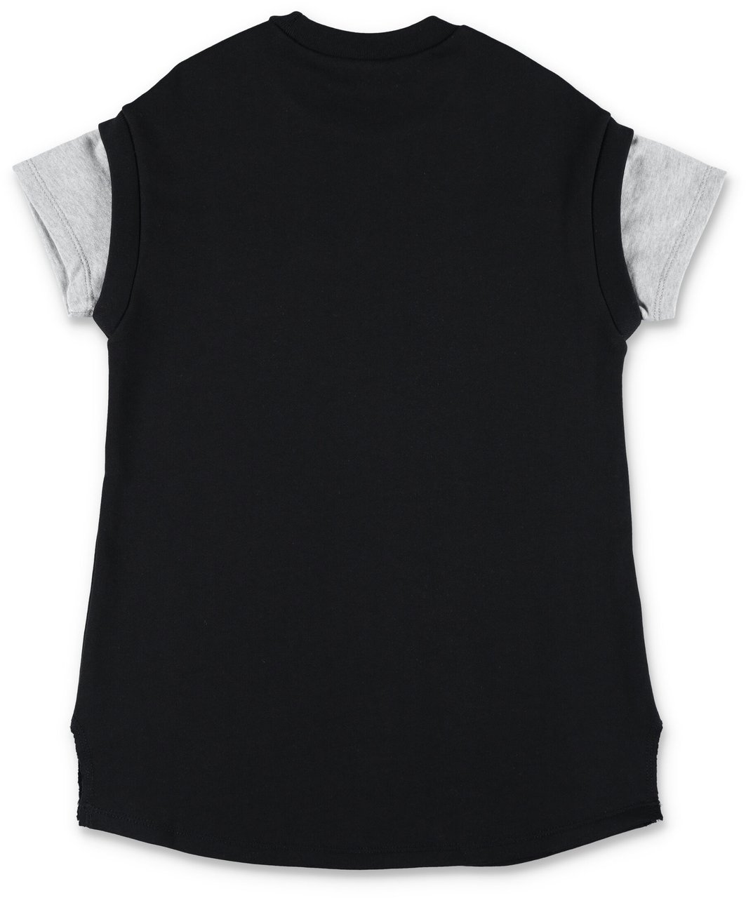 Marni Dress Fleece Bicolor Nero Zwart
