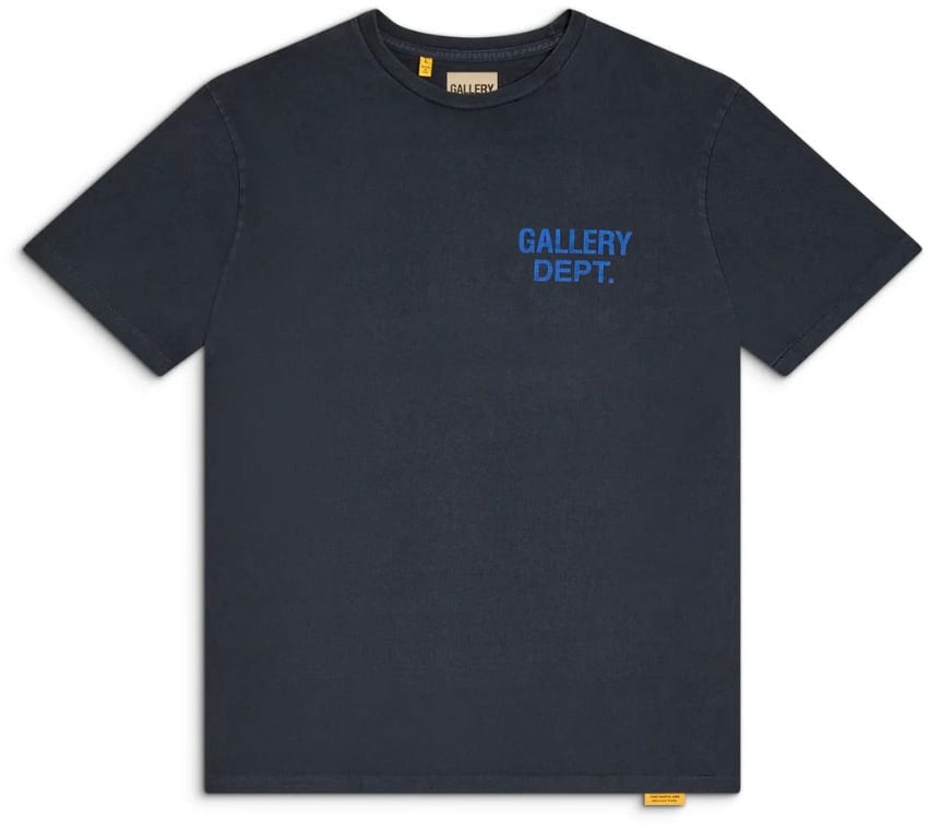 GALLERY DEPT Gallery Dept. Souvenir Tee 'Washed Black' Zwart