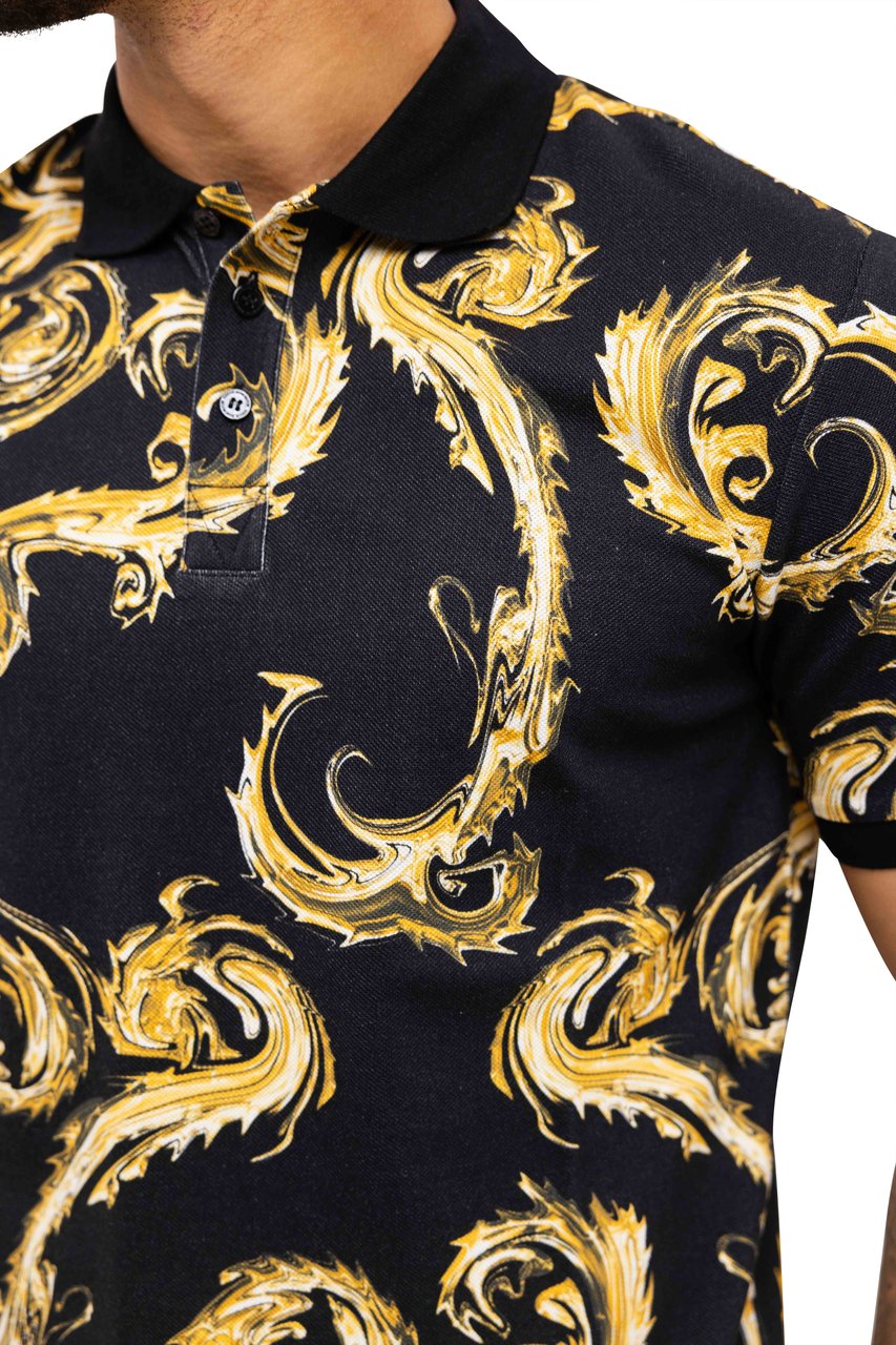 Versace Jeans Couture T-Shirts And Polos Black Zwart