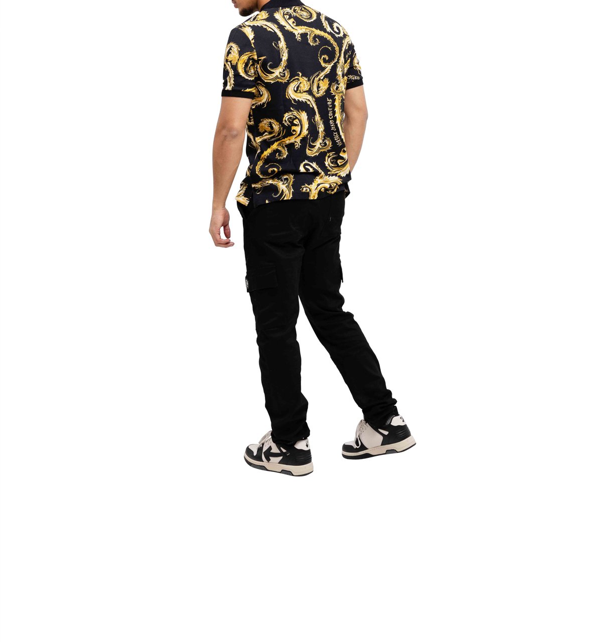 Versace Jeans Couture T-Shirts And Polos Black Zwart