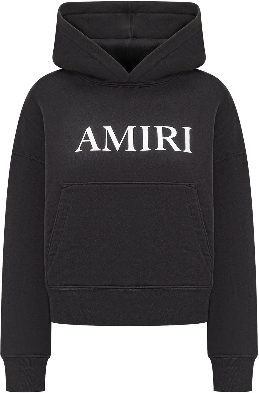 Amiri Felpa con Cappuccio Core Logo Zwart