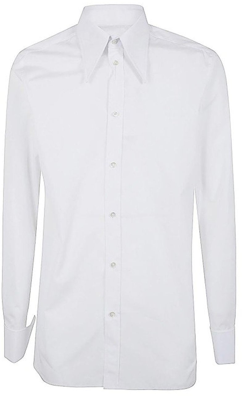 Maison Margiela Maison Margiela White poplin shirt Wit