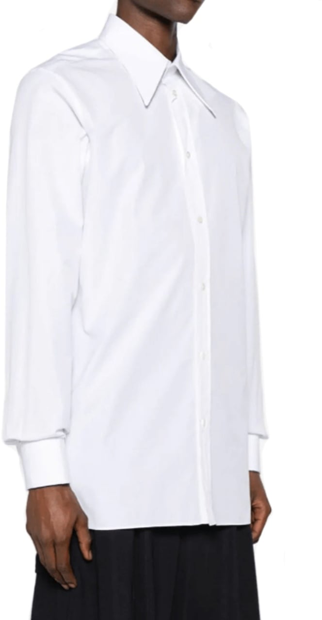 Maison Margiela Maison Margiela White poplin shirt Wit