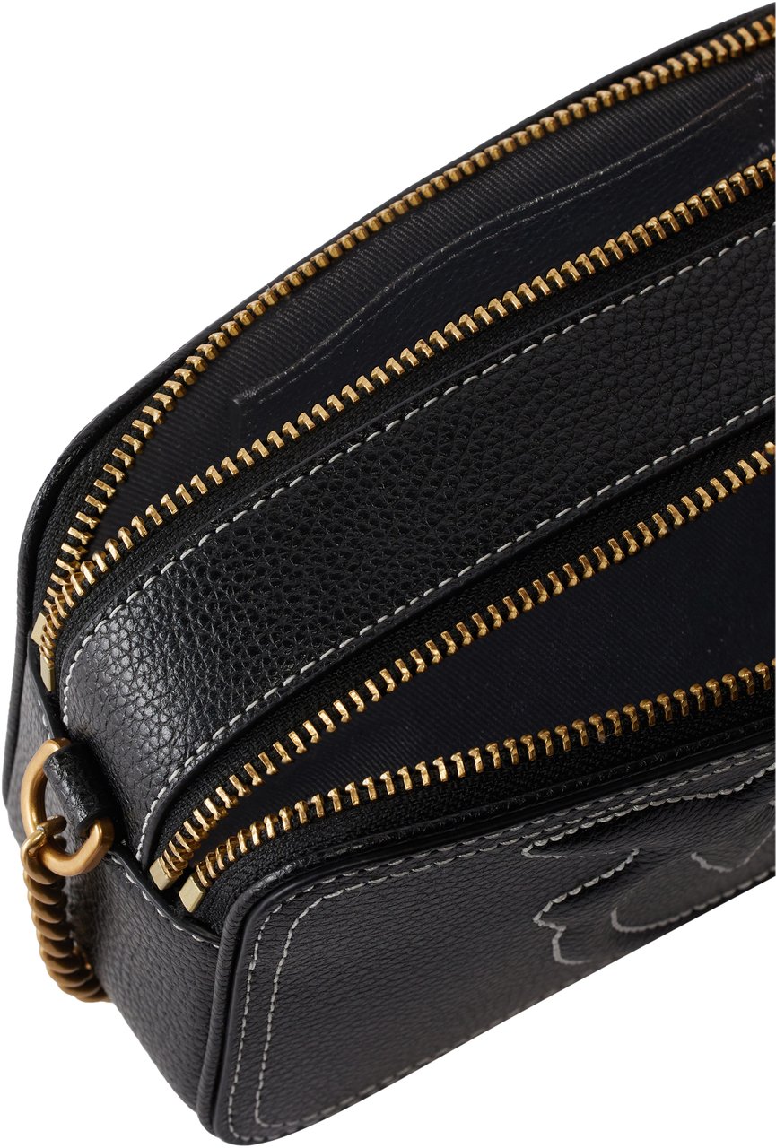 Pinko Carrie Camera Case Black Zwart