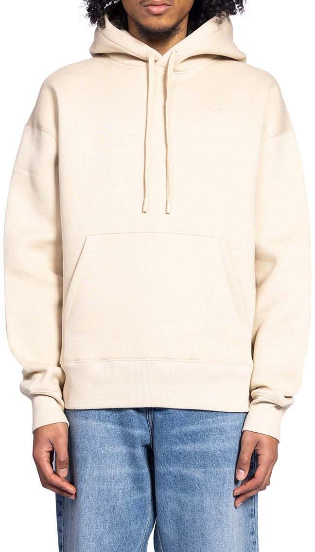 AMI Paris BOXY EMBOSSED HOODIE GINGER Beige