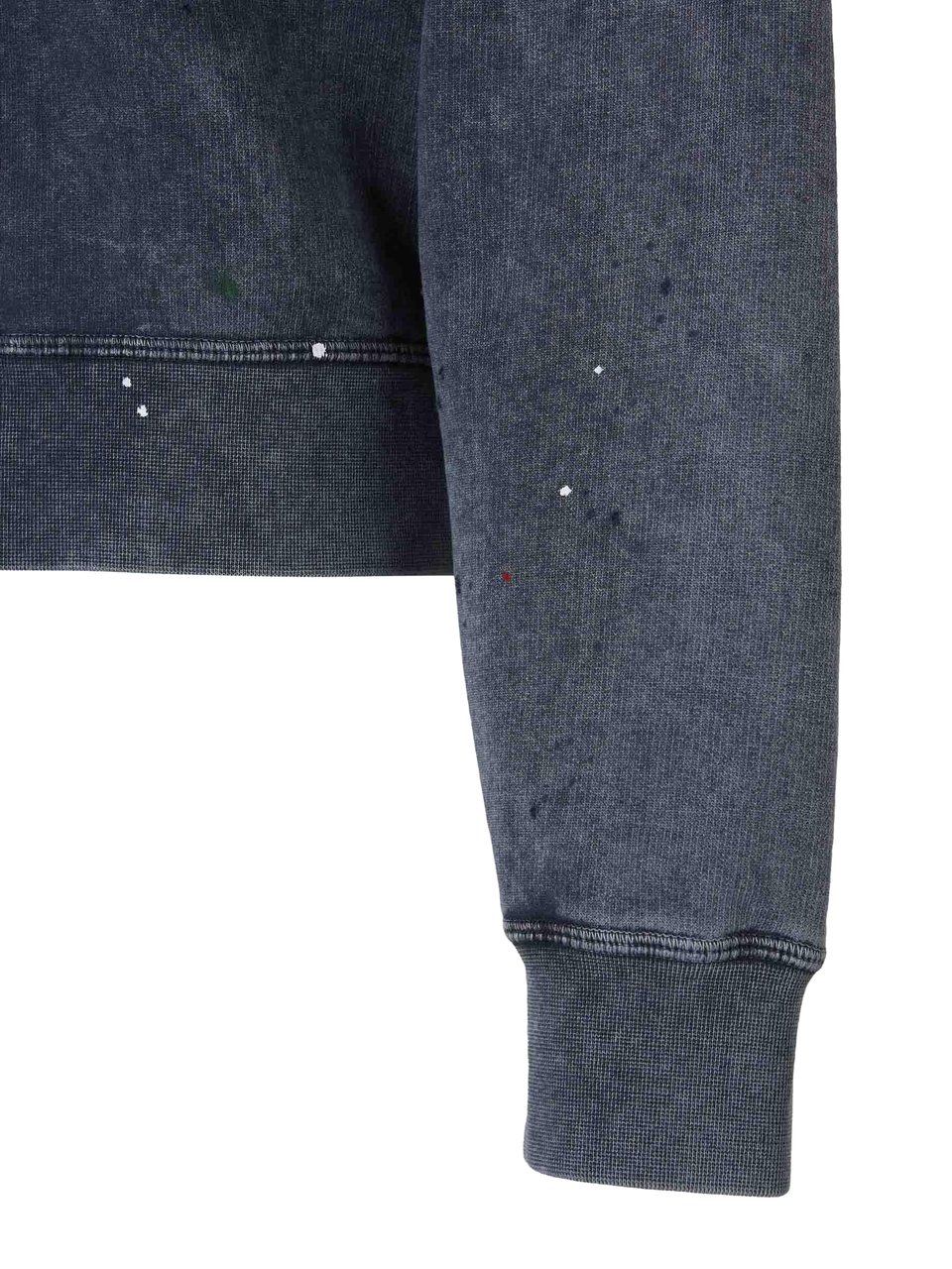 Dsquared2 Cotton Hooded Sweatshirt Blauw