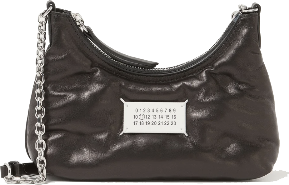 Maison Margiela Glam Slam Hobo Micro Zwart