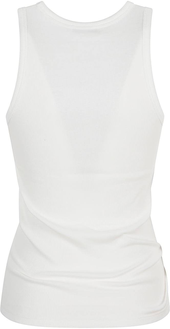 Rabanne Sleeveless Tank Top White Wit
