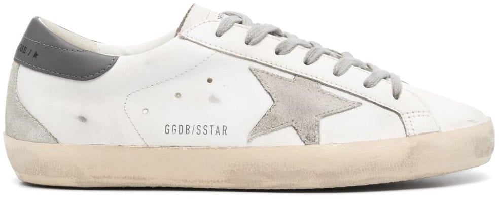 Golden Goose Heren Super Star Sneaker Wit/Grijs Wit