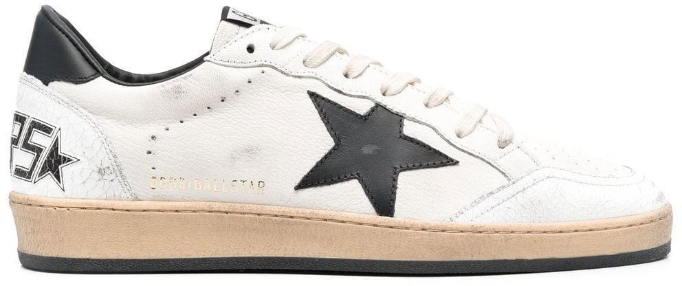 Golden Goose Heren Ball Star Sneaker Wit/Zwart Wit