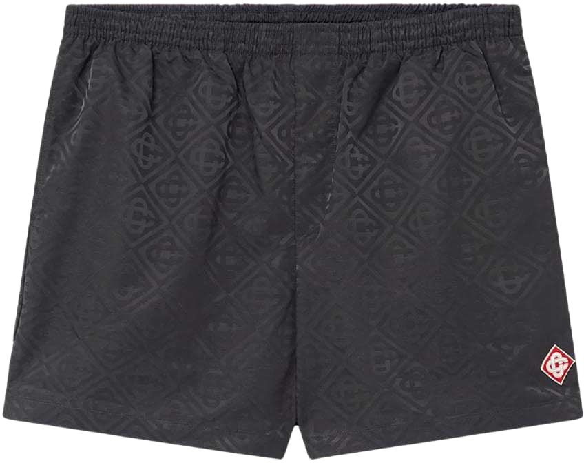 Casablanca Monogram Jacquard Swimsuit Zwart