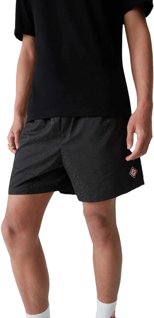 Casablanca Monogram Jacquard Swimsuit Zwart