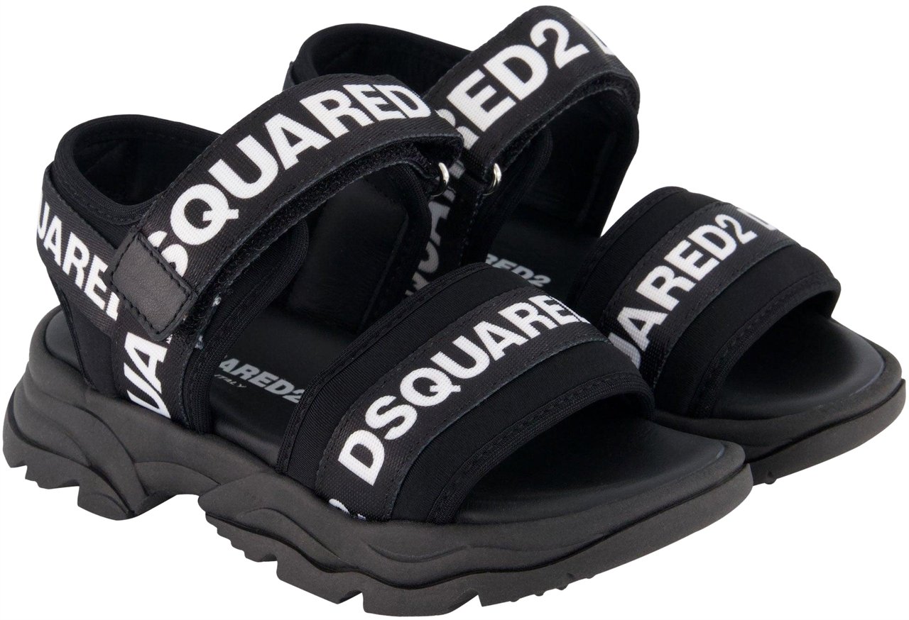 Dsquared2 Dsquared2 Jongens Sandalen In Zwart Zwart