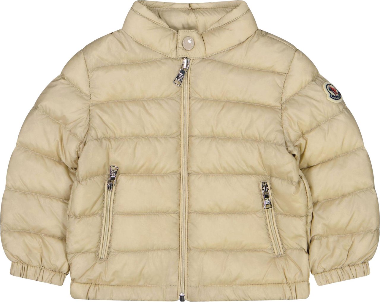 Moncler Moncler Acorus Baby Jongens Tussenjas In Licht Beige Beige