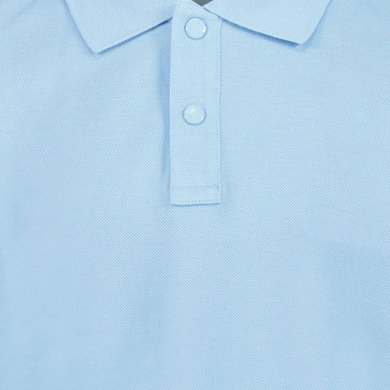 Moncler Moncler Kinder Jongens Polo In Licht Blauw Blauw