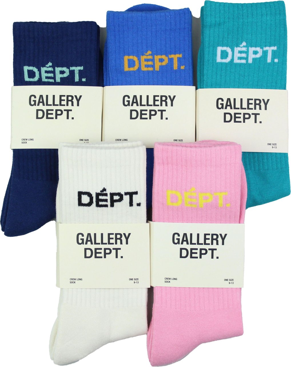 GALLERY DEPT Gallery Dept. Sokken 'Miami Blue' Blauw