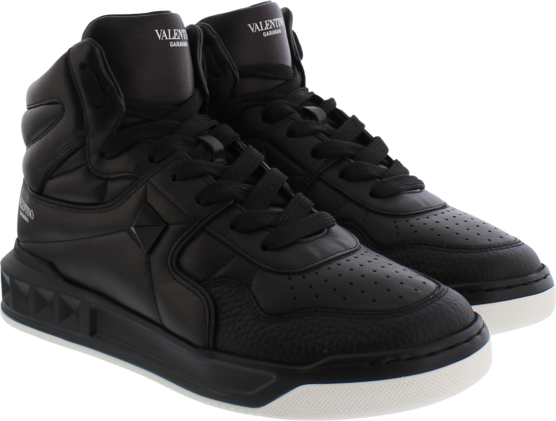 Valentino Heren Mid-Top Sneaker Zwart