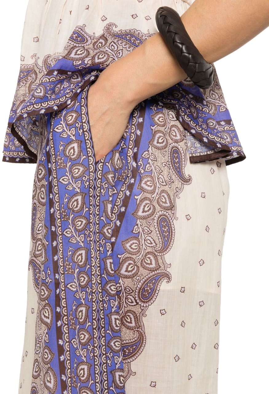 Zimmermann Trousers Purple Paars