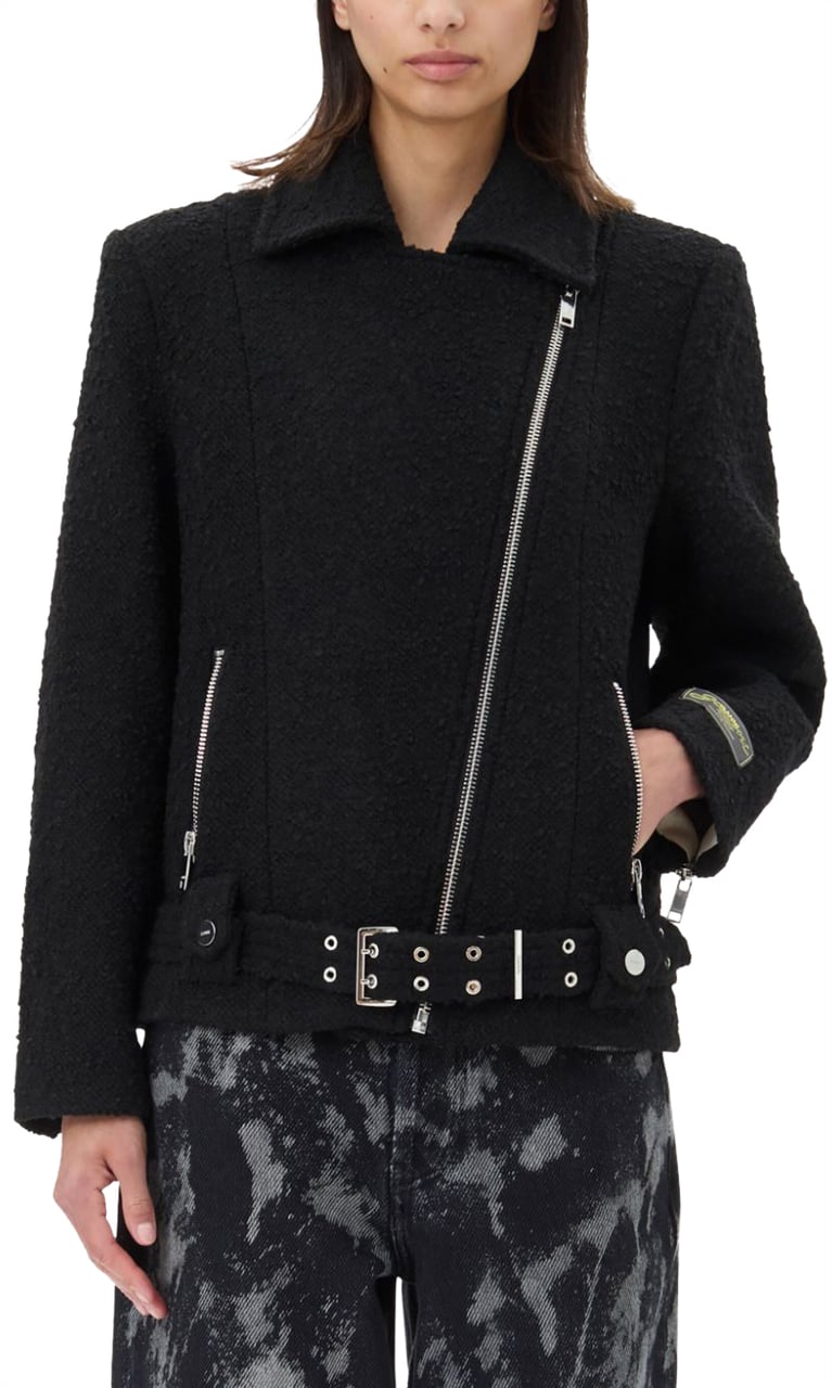 Ganni Jackets Black Zwart