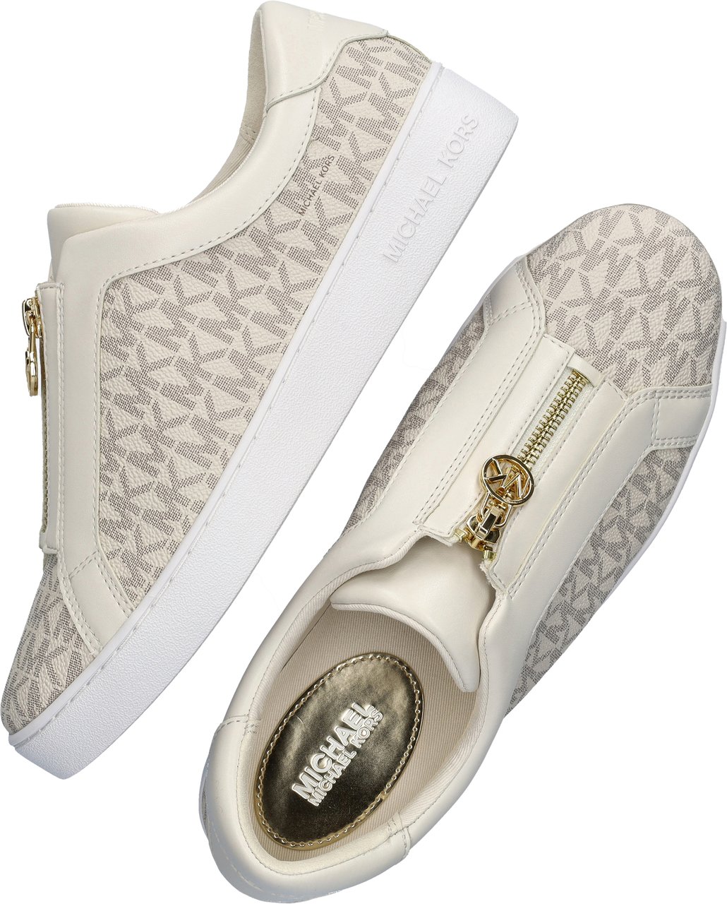 Michael Kors Keaton zip Beige