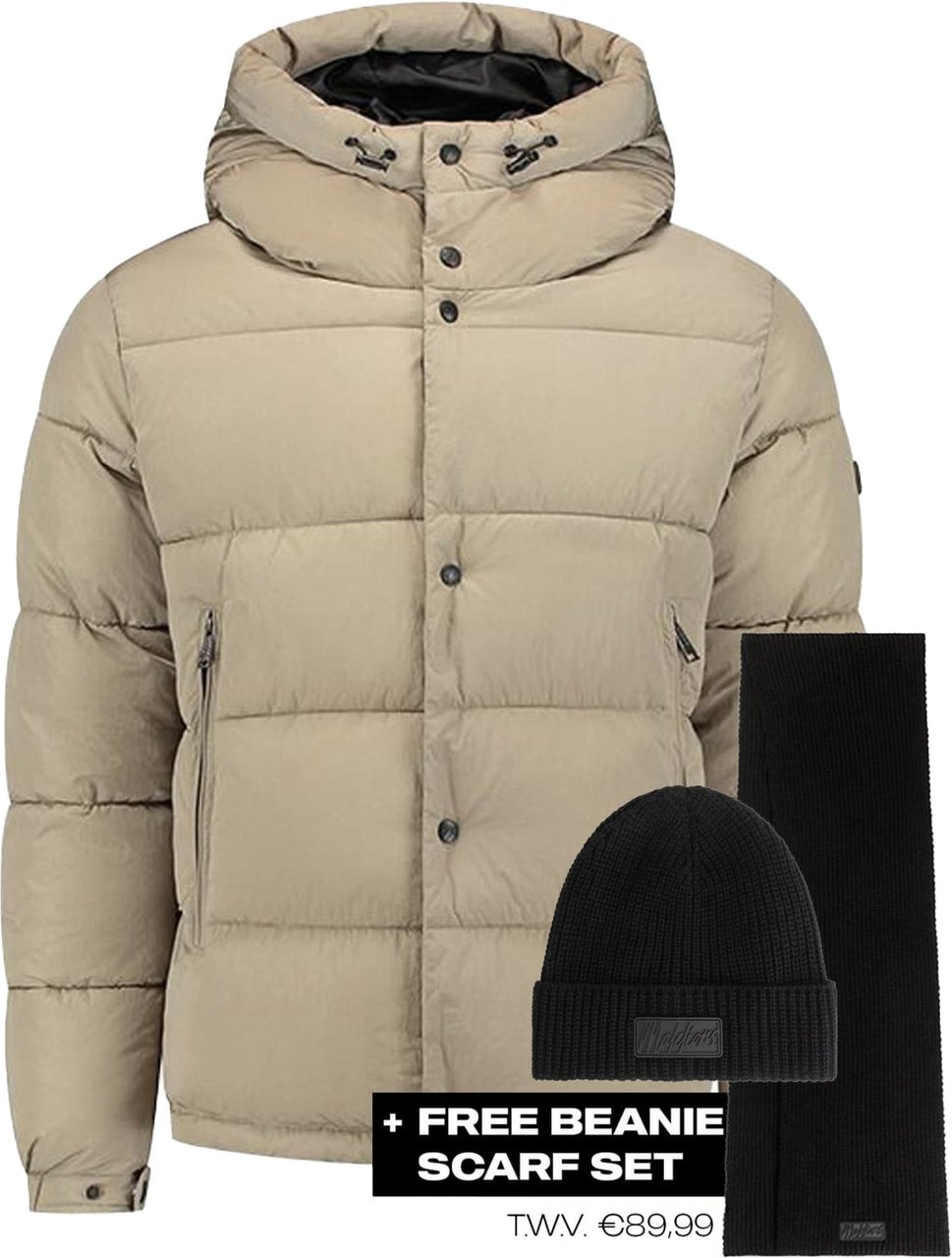 Malelions Arctic Puffer Taupe Taupe